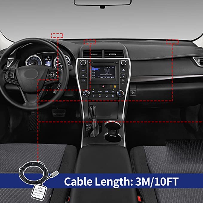 Car Mini GPS Antenna Signal Receiver Amplifier for Phone Car Navigation System External Gnss Wifi 4G Glonass Antenna