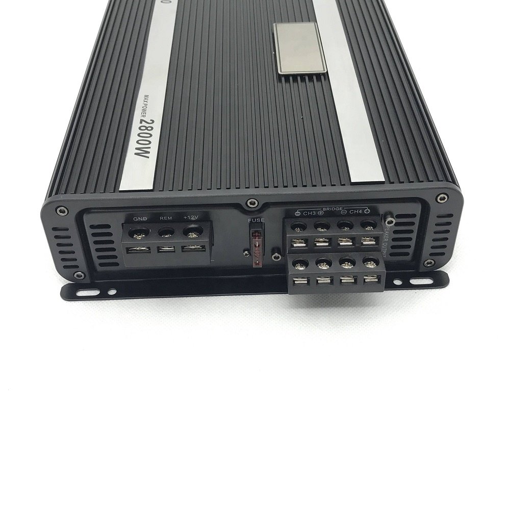 Gelong Car Audio Professional Class AB Car Amplifier 80W 4 Channel Car Audio Amplifier