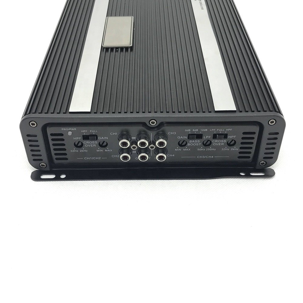 Gelong Car Audio Professional Class AB Car Amplifier 80W 4 Channel Car Audio Amplifier