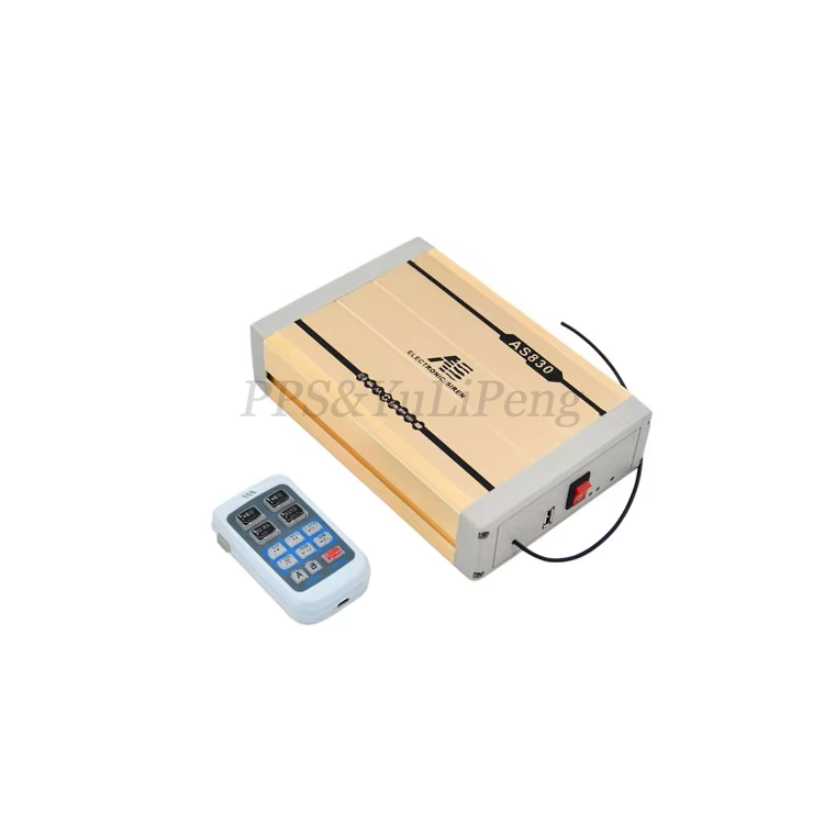 High Power Good Quality 400W Golden 12V Remove Control Horn Siren Amplifier with MP3 for Amblance Car or Boat