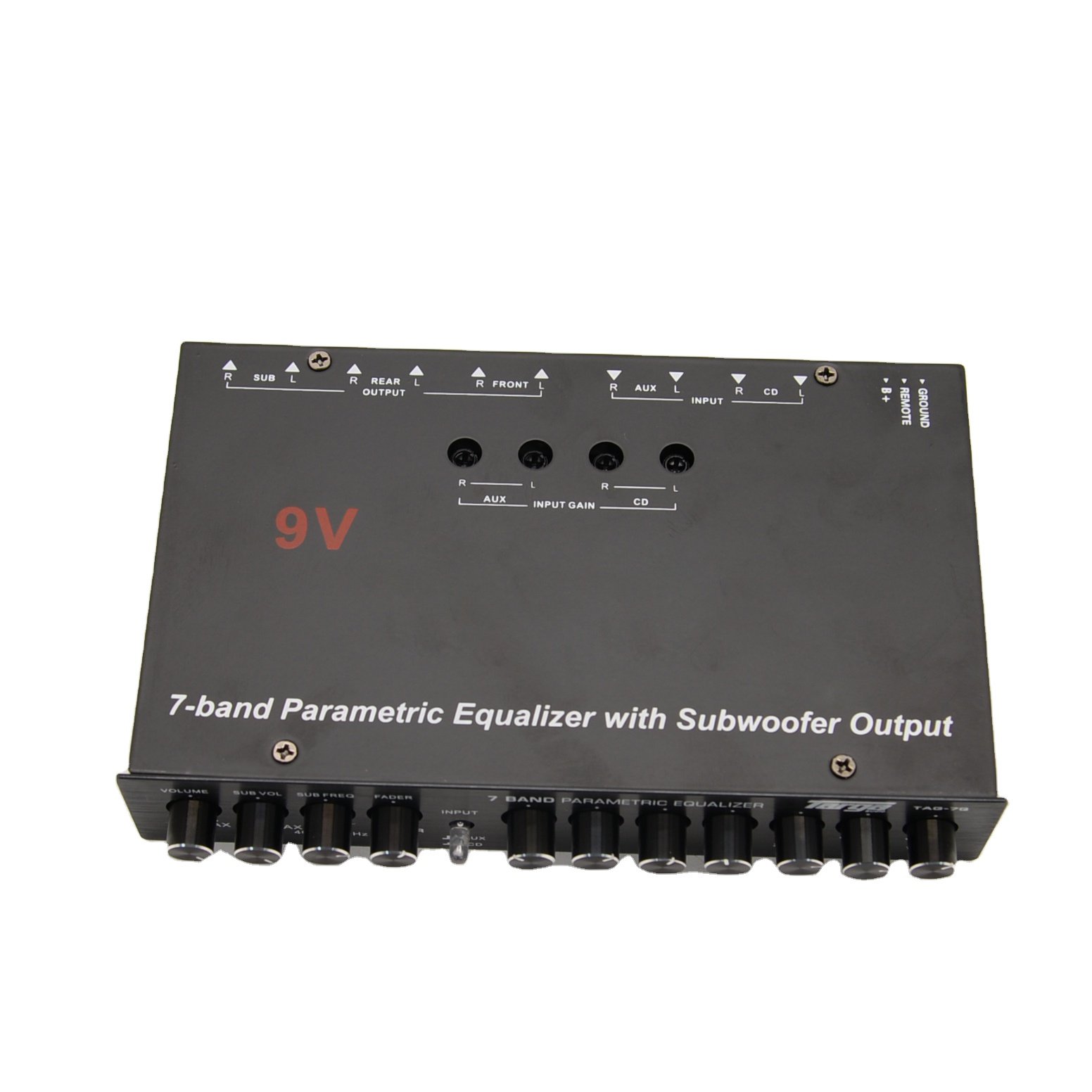 Hot Sale Car EQ 7 Band Frequency Adjustable Car Audio Equalizer