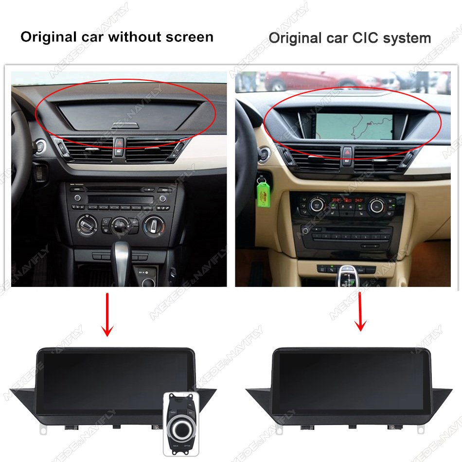 MEKEDE Newest Android 12+512GB Car Radio for BMW X1 E84 2009-2015 with Bt Dsp GPS Obd