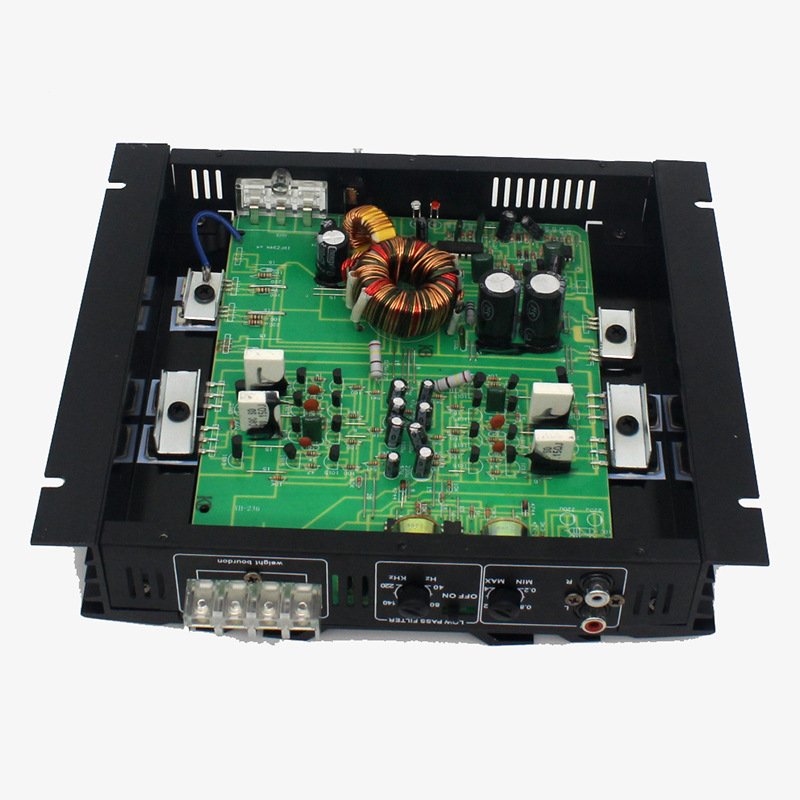 C-236 high-power 3800W car mounted amplifier with two channels and two channels of car amplifier with low bass