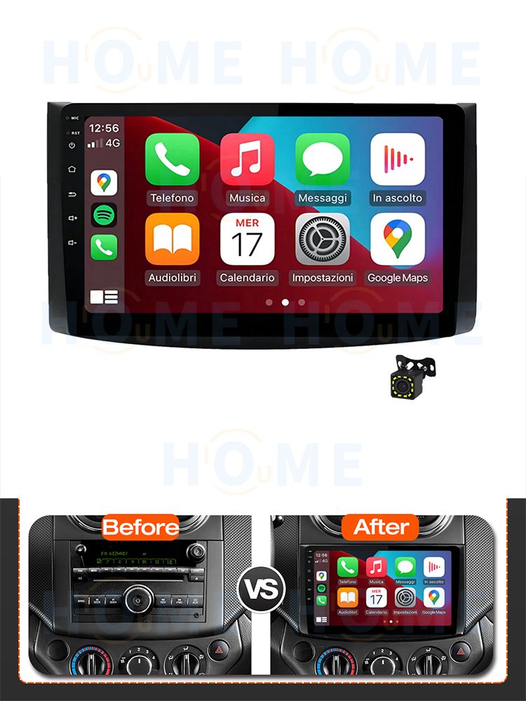Android 10.0 Car Radio for Chevrolet Aveo T250 2006-2012 Audio Video GPS Navigation Carplay Auto 4G WIFI Stereoradio Bluet-ooth