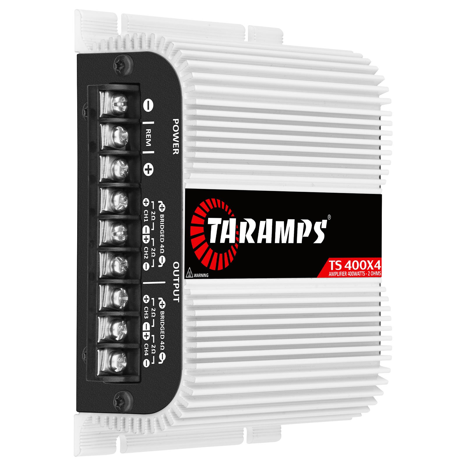 Taramps TS 400x4 with Automatic High Level Input 400 Watts RMS 4 Channels Car Audio Amplifiert Class D 2 Bridged Channels 200W
