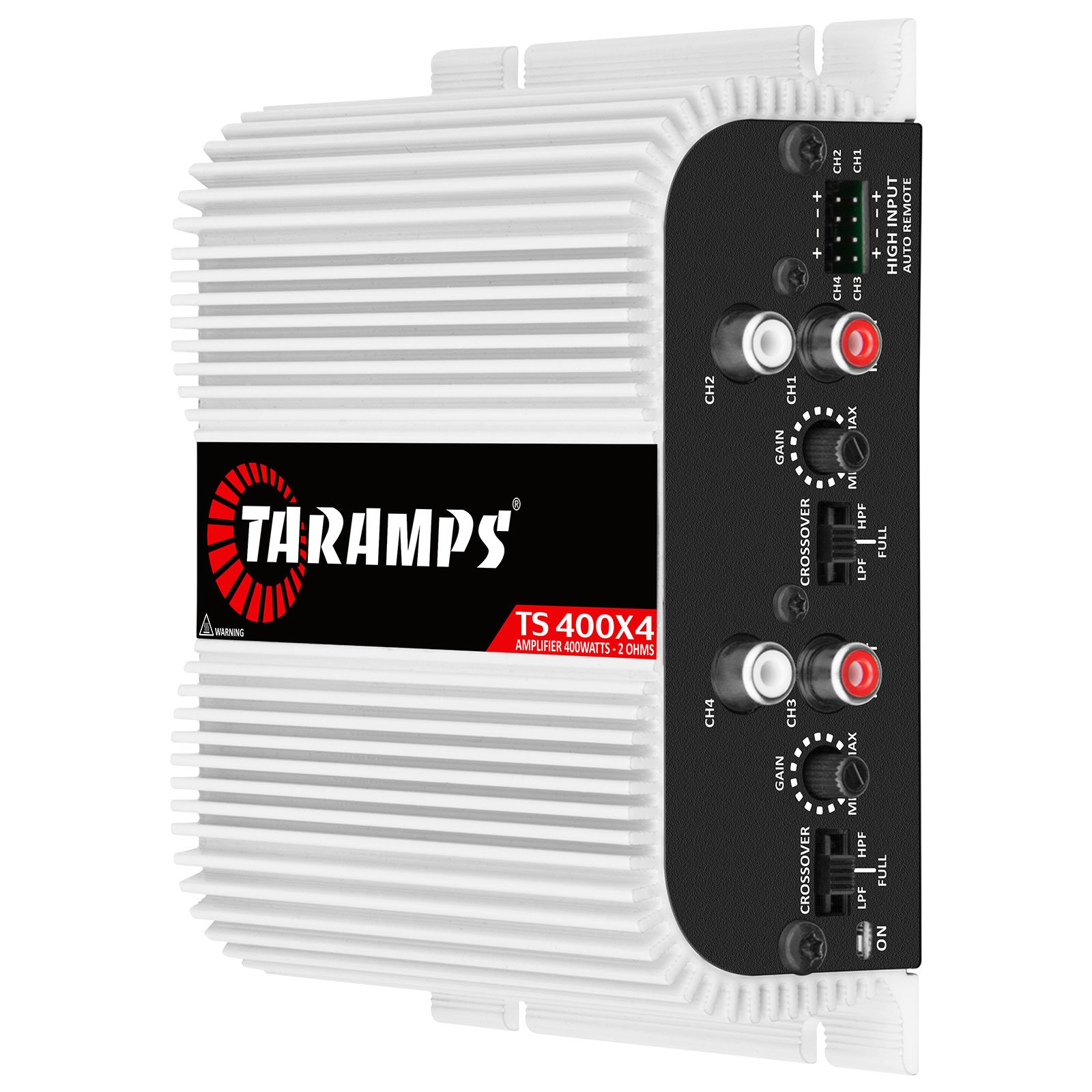 Taramps TS 400x4 with Automatic High Level Input 400 Watts RMS 4 Channels Car Audio Amplifiert Class D 2 Bridged Channels 200W