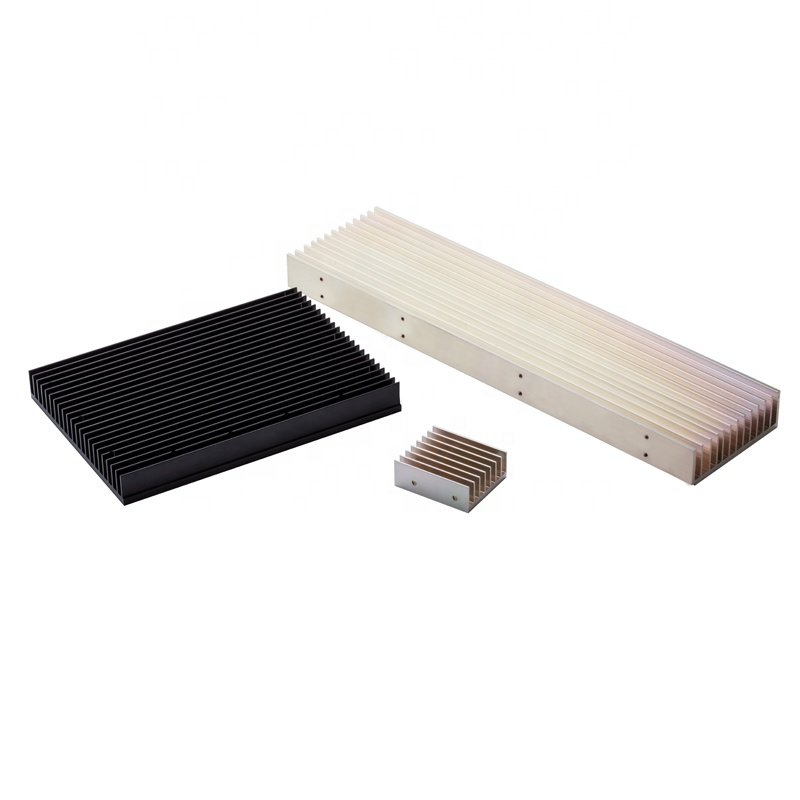 6063T5 6061T6 Extruded Aluminum Heat Sink Car Amplifier Heatsink Cooling Fin Profile Aluminium Radiators