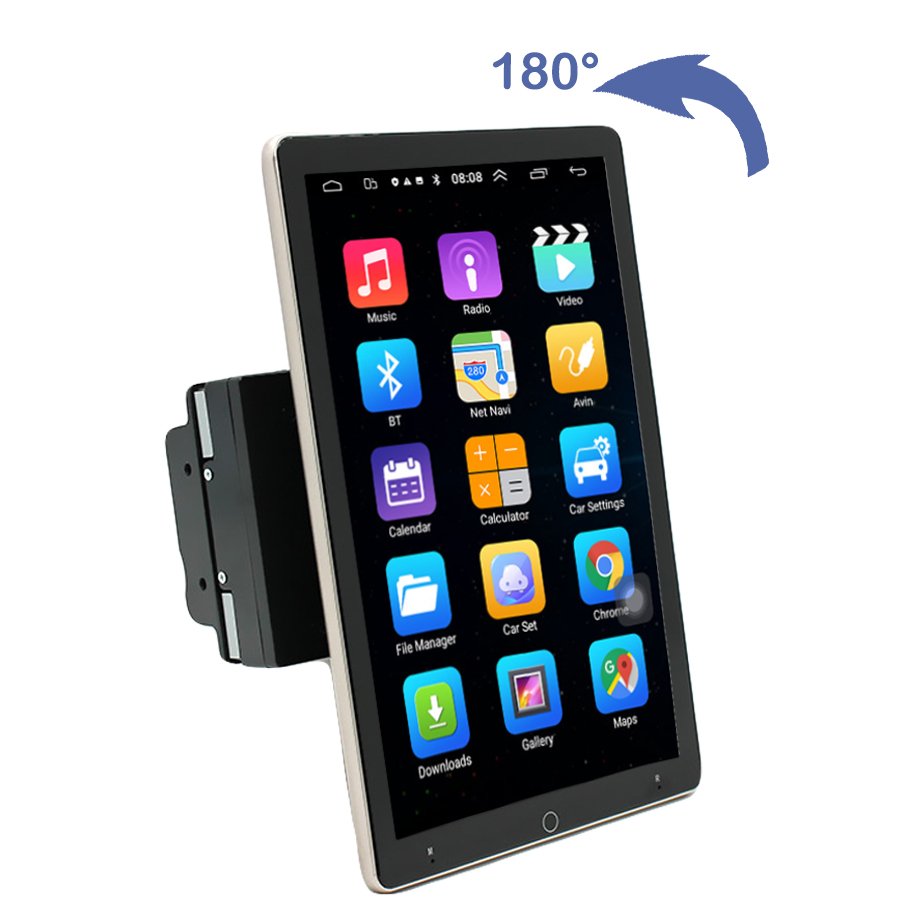 TS10 MTK8163 Android Auto Rotating Screen Car Radio Universal Dvd Player 10 Inch 8gb 128gb Carplay Car Multimedia Player