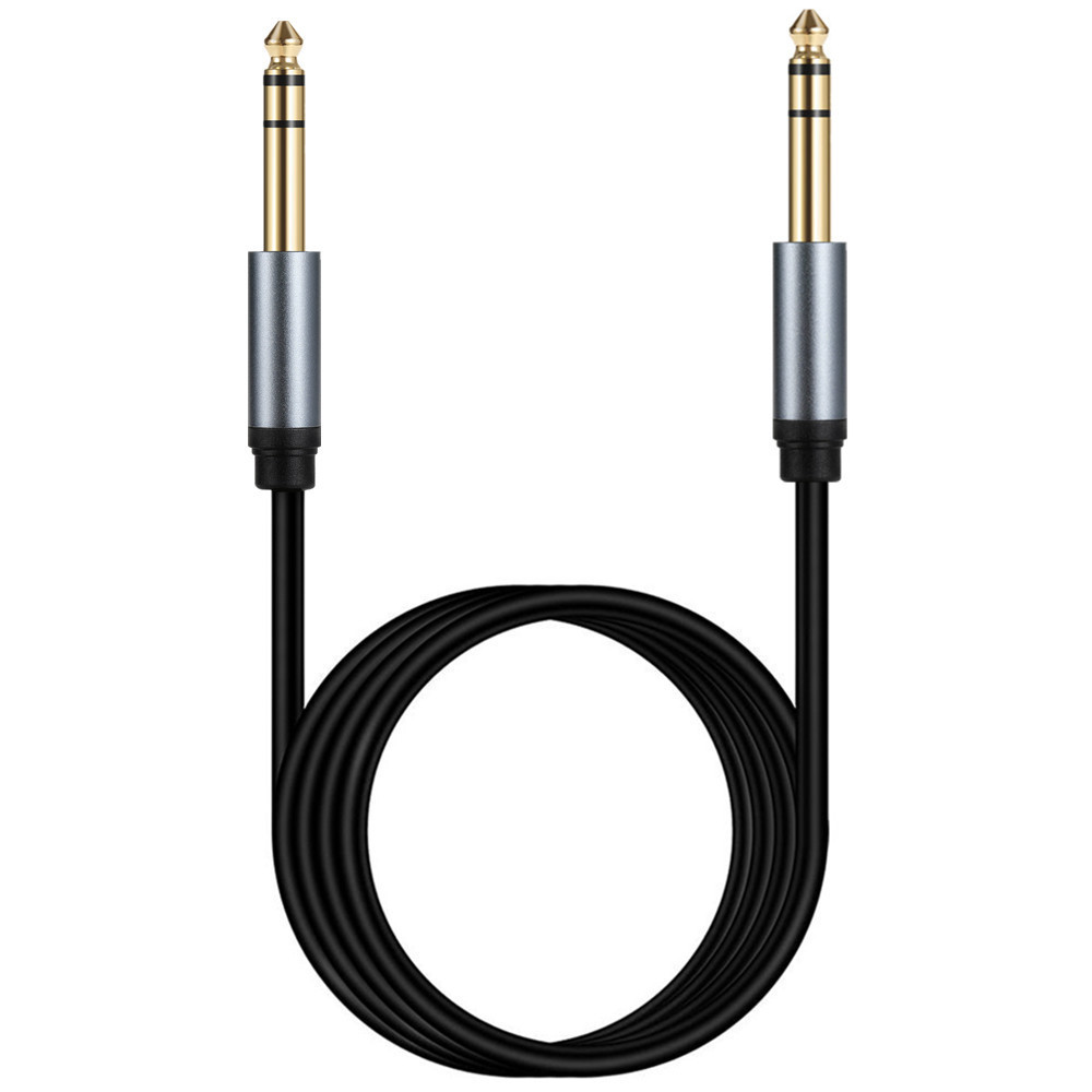 High Quality 1/4" 6.35 mm Instrument Electric Guitar Cable for Bass Keyboard Mixer