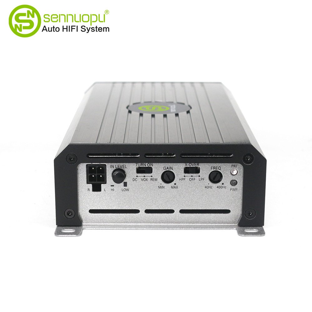 Sennuopu 2-Channel Car Amplifiers D-Class Digital Full Range with Crossovers