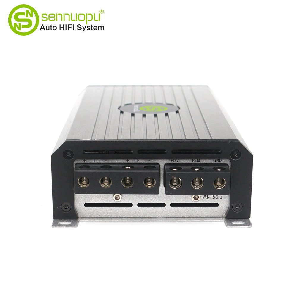 Sennuopu 2-Channel Car Amplifiers D-Class Digital Full Range with Crossovers