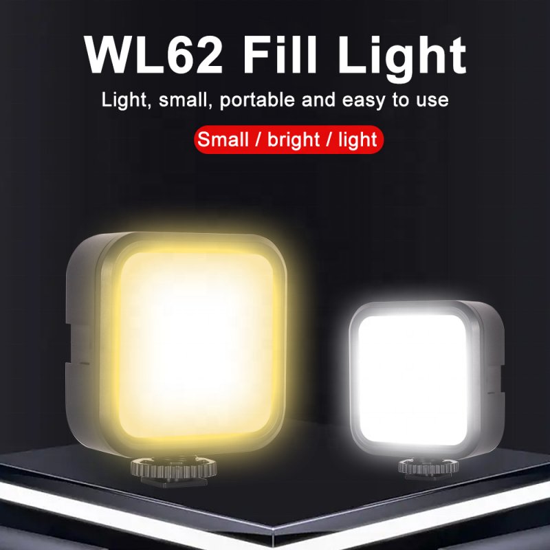 Takenoken Portable Live Streaming Photo Lighting Mini Camera Light Cell Phone LED Video Fill Light for Mobile Phone Makeup
