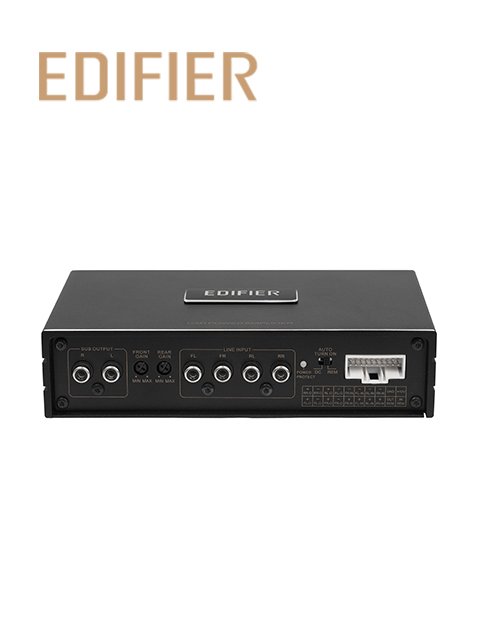 EDIFIER Car Audio Upgrade Midrange and Tweeter Plug and Play System 6 Speakers with Amplifier for Universal Cars