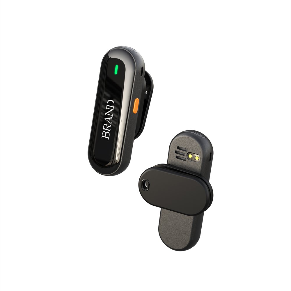 Handheld Bluetooth Amplifier with Two Clip-On Wireless Mics, Feedback Reduction, Great for Teachers, Vendors, and Music Playback