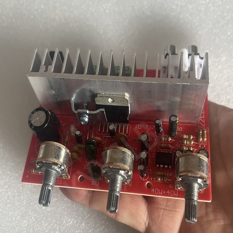 40W*2 Car DIY Stereo Amplifier Board TDA7377 Home Audio Dual Channel Music Sound Speaker Amplifiers Board Player