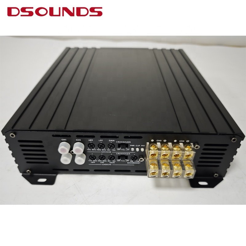 Wholesale Big Power 4CH Car Amplifier Full Range Brazilian Style Car Amplifier with 800WrmsX4CH Customizable Car Amplifier