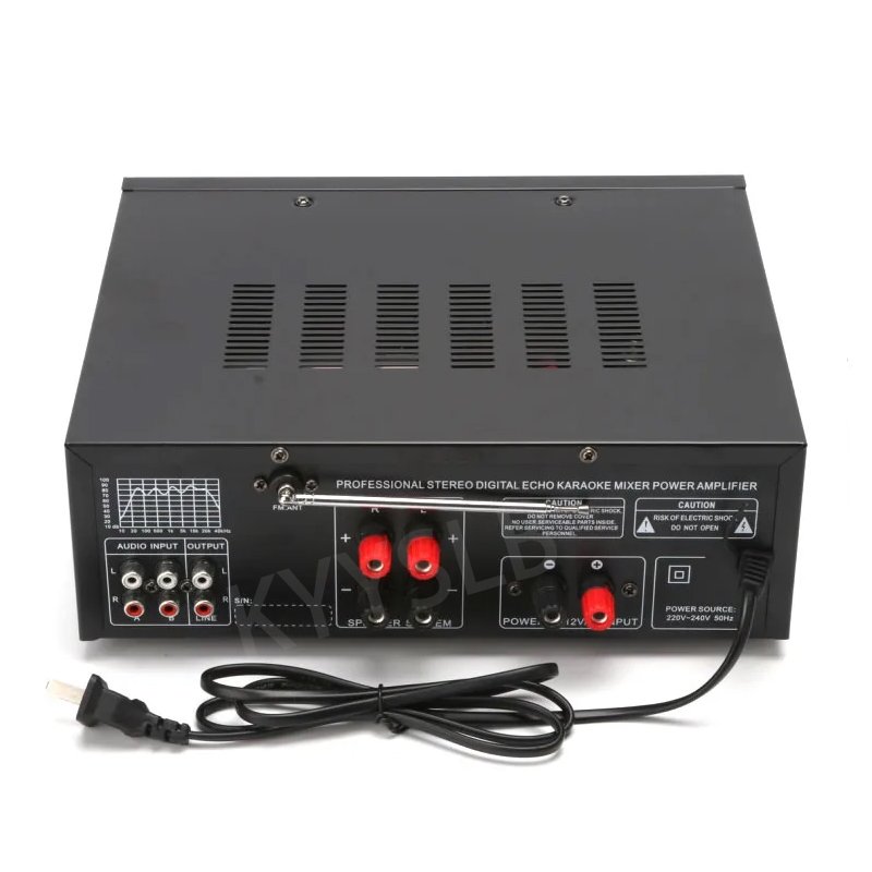 110V 220V 12V Blueteeth High-power 300W*2 Home Theatre Amplifier Karaoke OK Car Sound Equipment/Amplifiers/Speakers