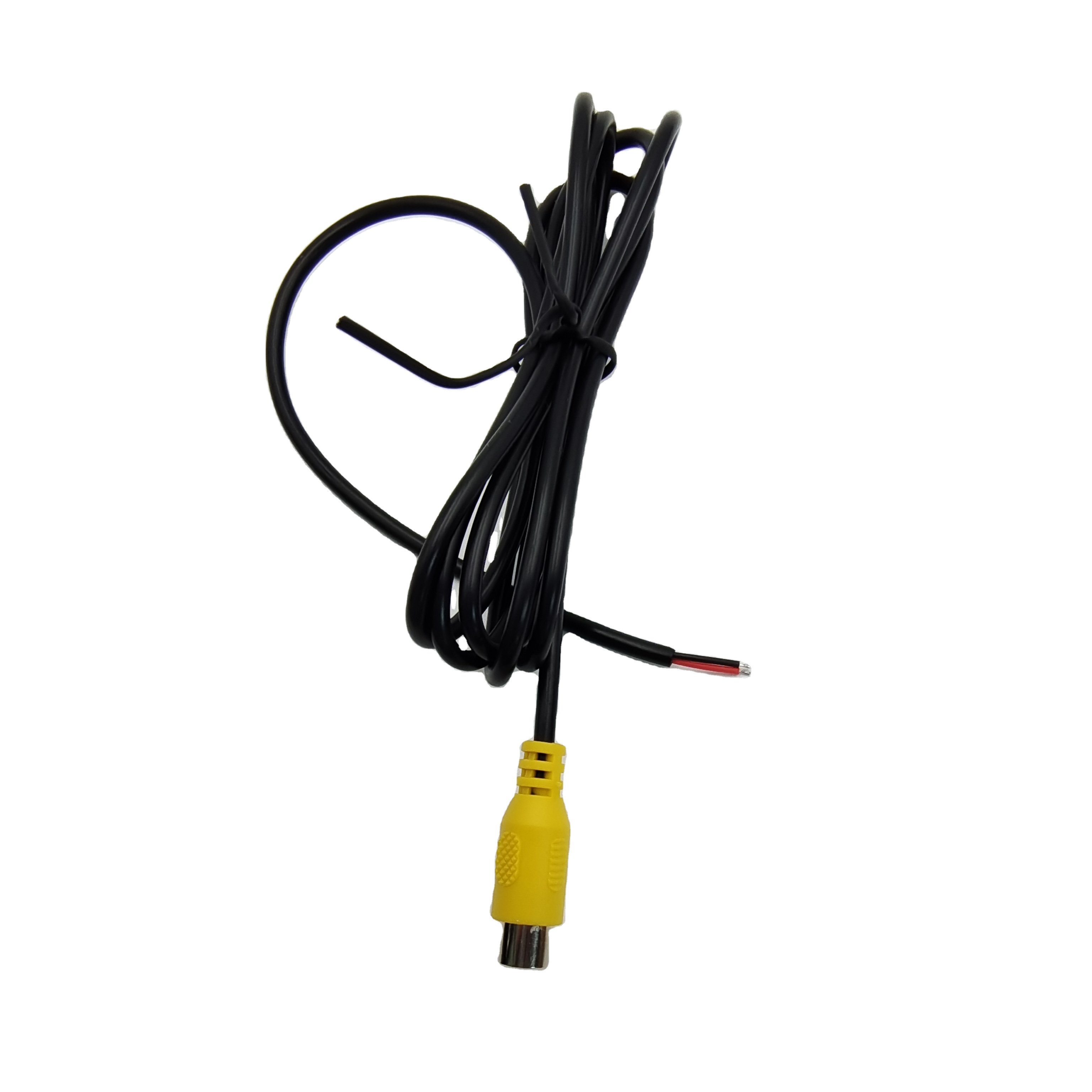 1380mm RCA Female Jack Plug in Car Audio Cable with Tinned End Customize 1m 5 Meters 2m Car Audio RCA Cable Metal CCTV RCA Cable