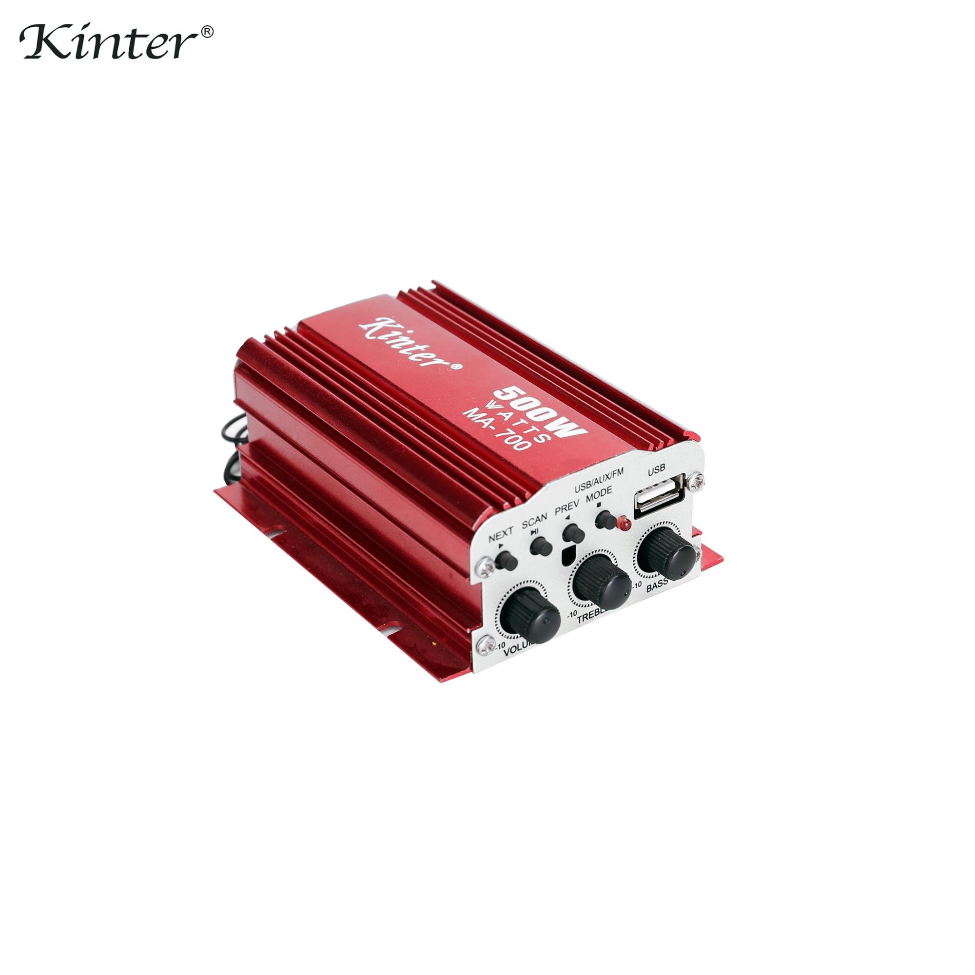 Kinter MA-700 DC 12v Mini Amplifier for Car/motorcycle/bus/home