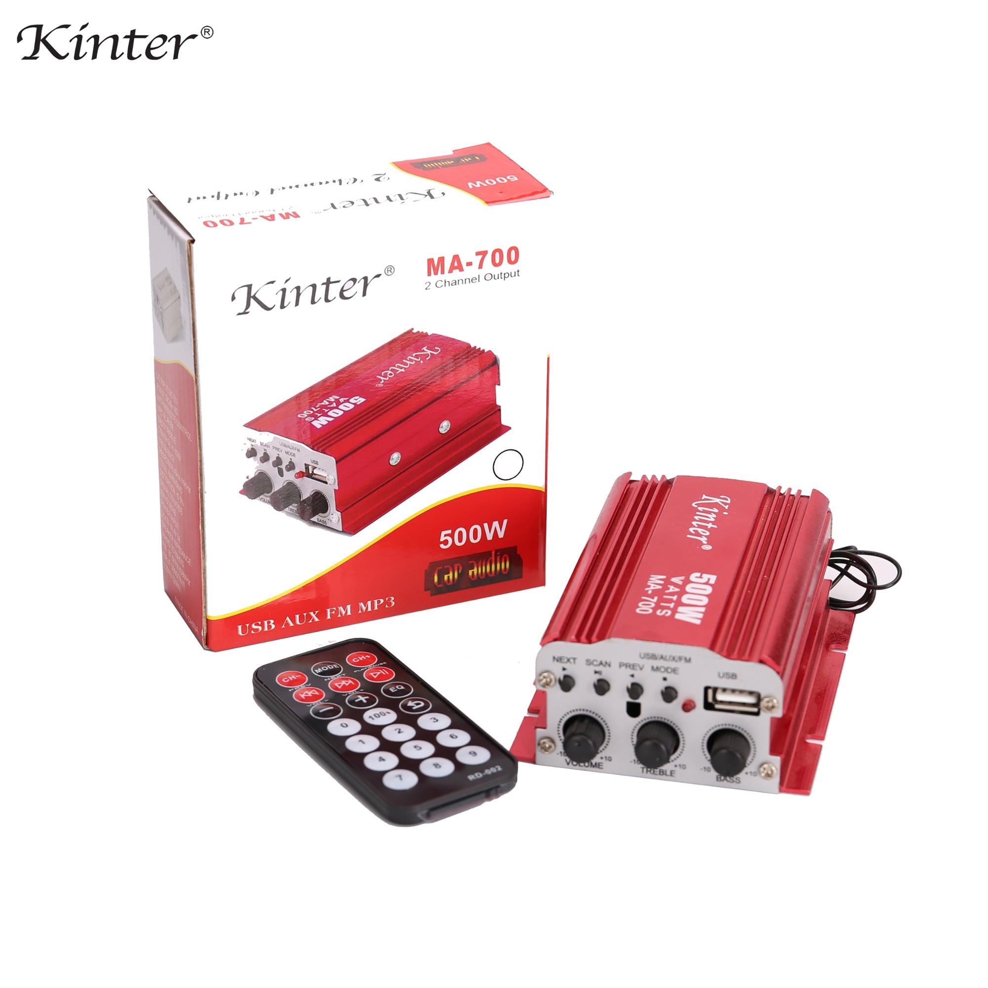 Kinter MA-700 DC 12v Mini Amplifier for Car/motorcycle/bus/home