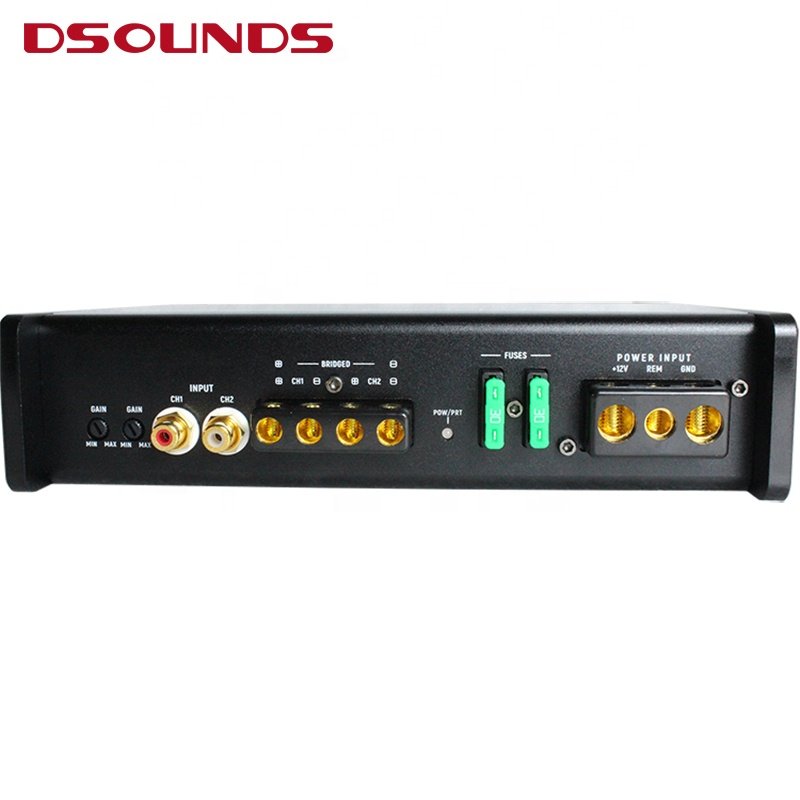 Hifi Style Class AB Amplifiers 2 Channels Car Amplifier OEM Amplifier From Factory
