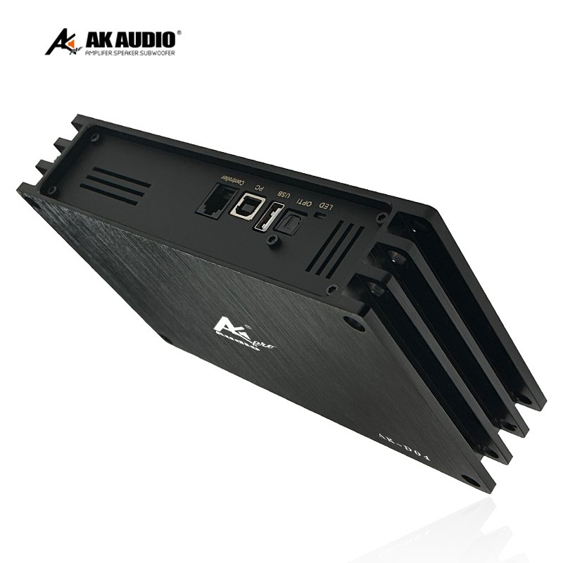 AK-D04 High Power DSP Car Amplifier Mono Block DSP Auto Amplifier New Design 4/6 Channels 4*100W for Subwoofer
