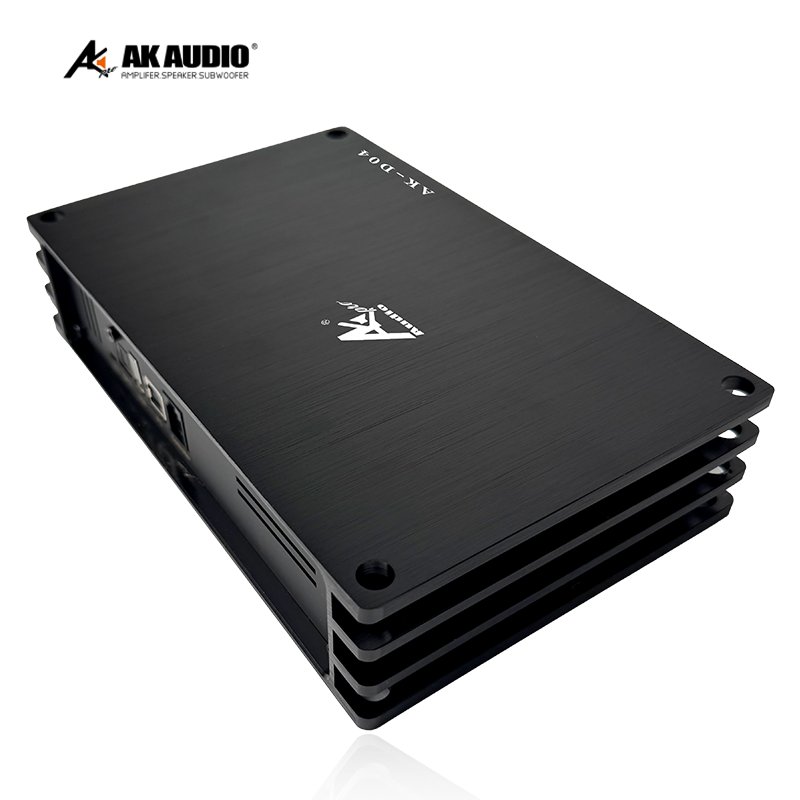 AK-D04 High Power DSP Car Amplifier Mono Block DSP Auto Amplifier New Design 4/6 Channels 4*100W for Subwoofer