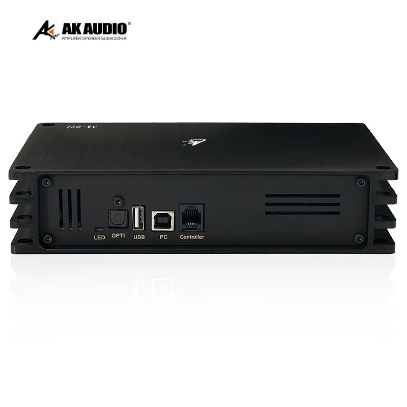AK-D04 High Power DSP Car Amplifier Mono Block DSP Auto Amplifier New Design 4/6 Channels 4*100W for Subwoofer