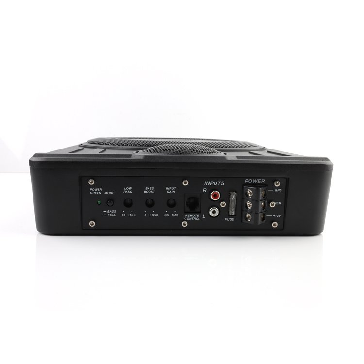 15" Subwoofer Car Audio Underseat Car Subwoofer Slim Car Amplifier Speaker