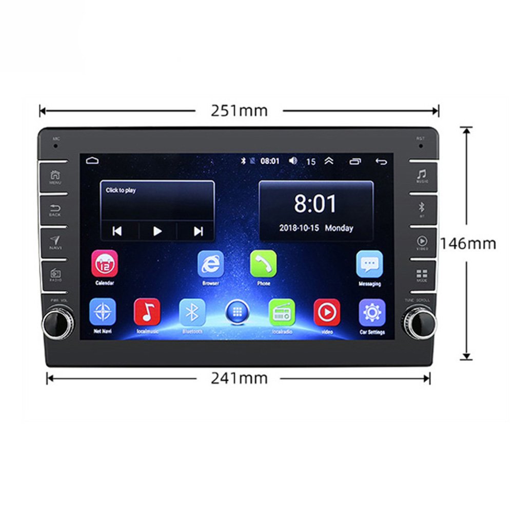 Radio Stereo Car Audio Player 1 Din Estereo Mp5 Music System Double Auto Electronics