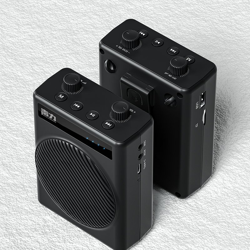 Saintlark ODM 12w Portable Mini Voice Amplifier for teachers with wired microphone support MP3 TF AUX USB
