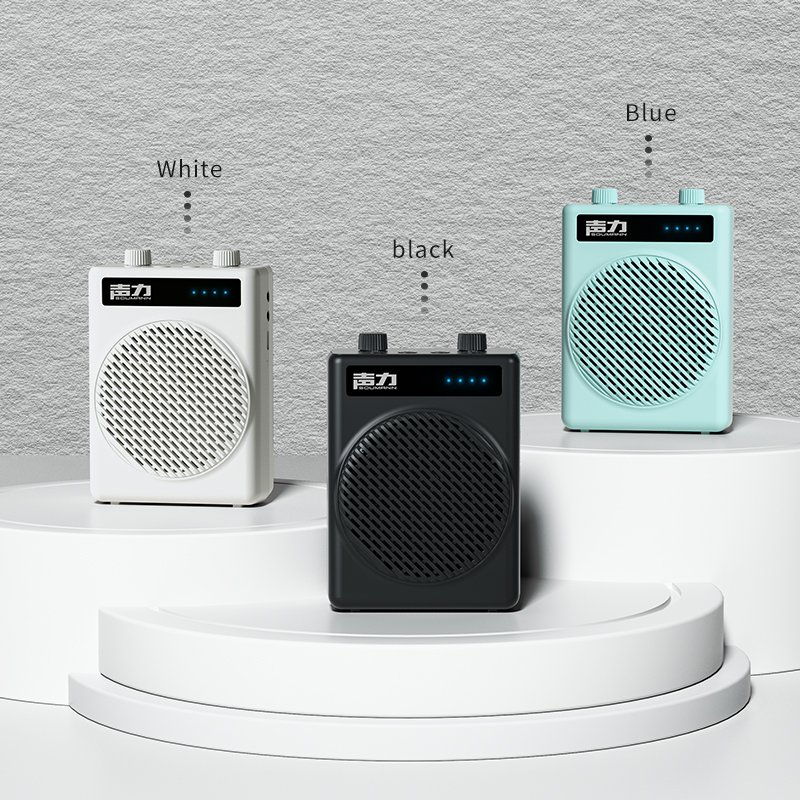 Saintlark ODM 12w Portable Mini Voice Amplifier for teachers with wired microphone support MP3 TF AUX USB