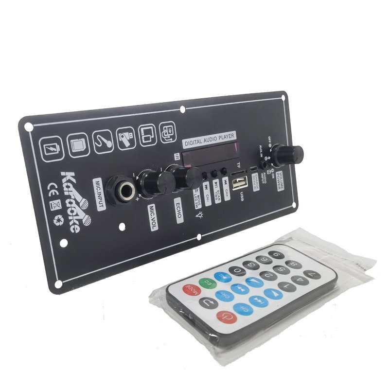 Car Power Amplifier Board Square Dance Audio Speaker Rechargeable 3.7V Lithium Battery Type Product Receivers Amplifiers