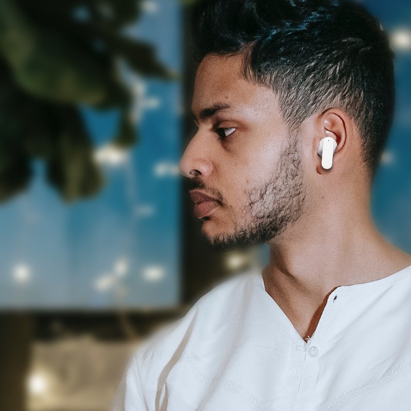 Equantu Islamic Quran Speaker QB525 Earbuds In-ear Wireless Bluetooth Earphone Mobile Phone MP3 Audio Quran Players APP Control