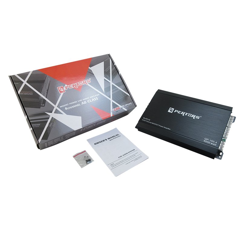 Car Audio Amplifier ,4channel Amplifier QPERTORS QP-160.4 Four Channel Amplifer 8000W ABclass