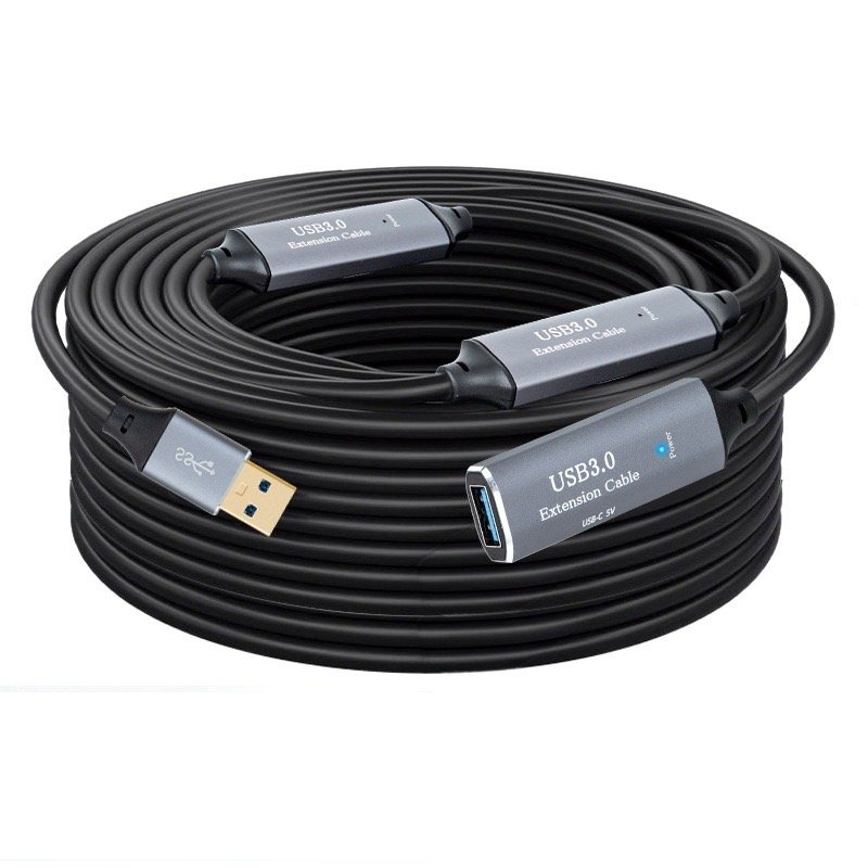 High-speed USB 3.0 Booster Signal Amplifier Male to a Female Active Repeater Extension Usb Cable