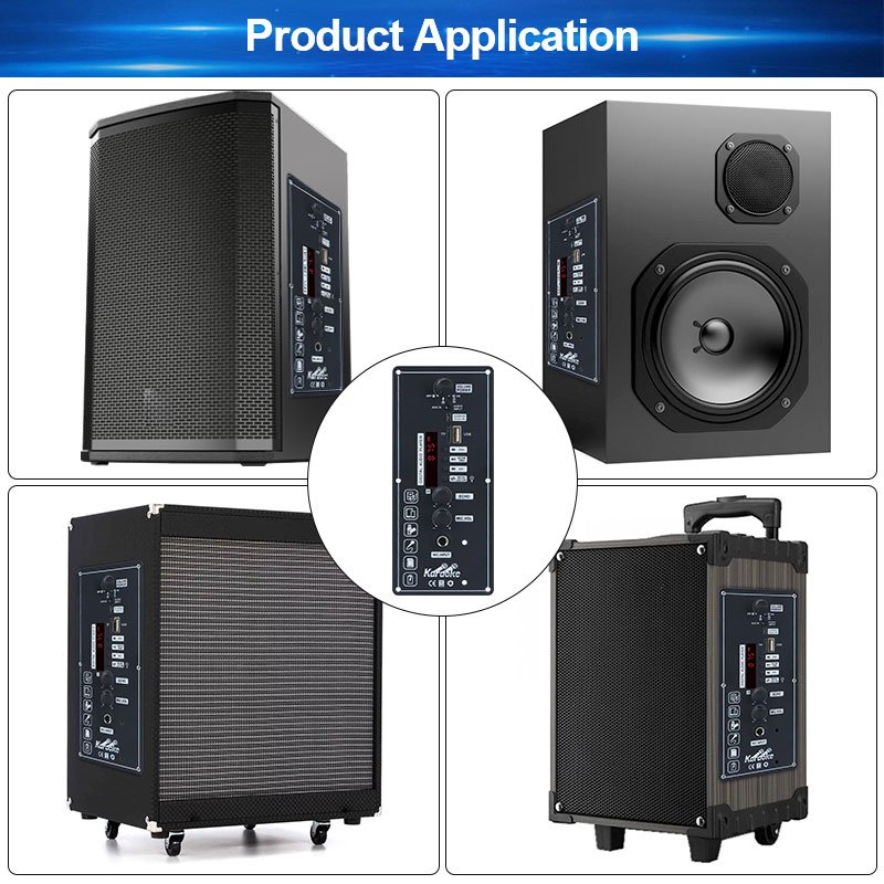 VIRE 10W Mini Car Audio Amplifier Bluetooth AUX/TF/USB/Mic Function 3.7V Li-Battery 5V DC Charging Compact Portable Power Amp