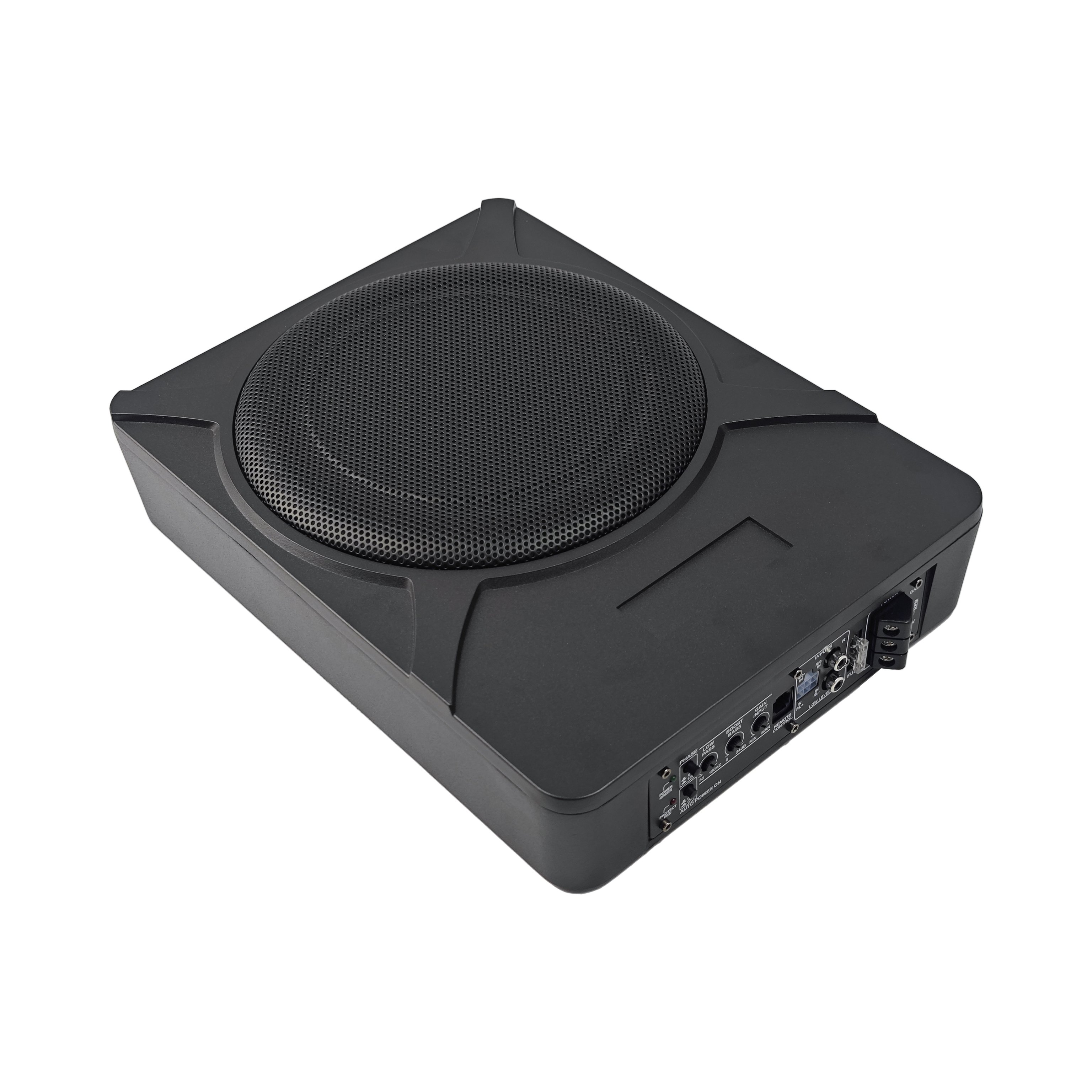 Single Coil 150W RMS Car Audio Subwoofer With Active Power Amplifier Slim Underseat Woofer Speaker DC 12V 200W SPL