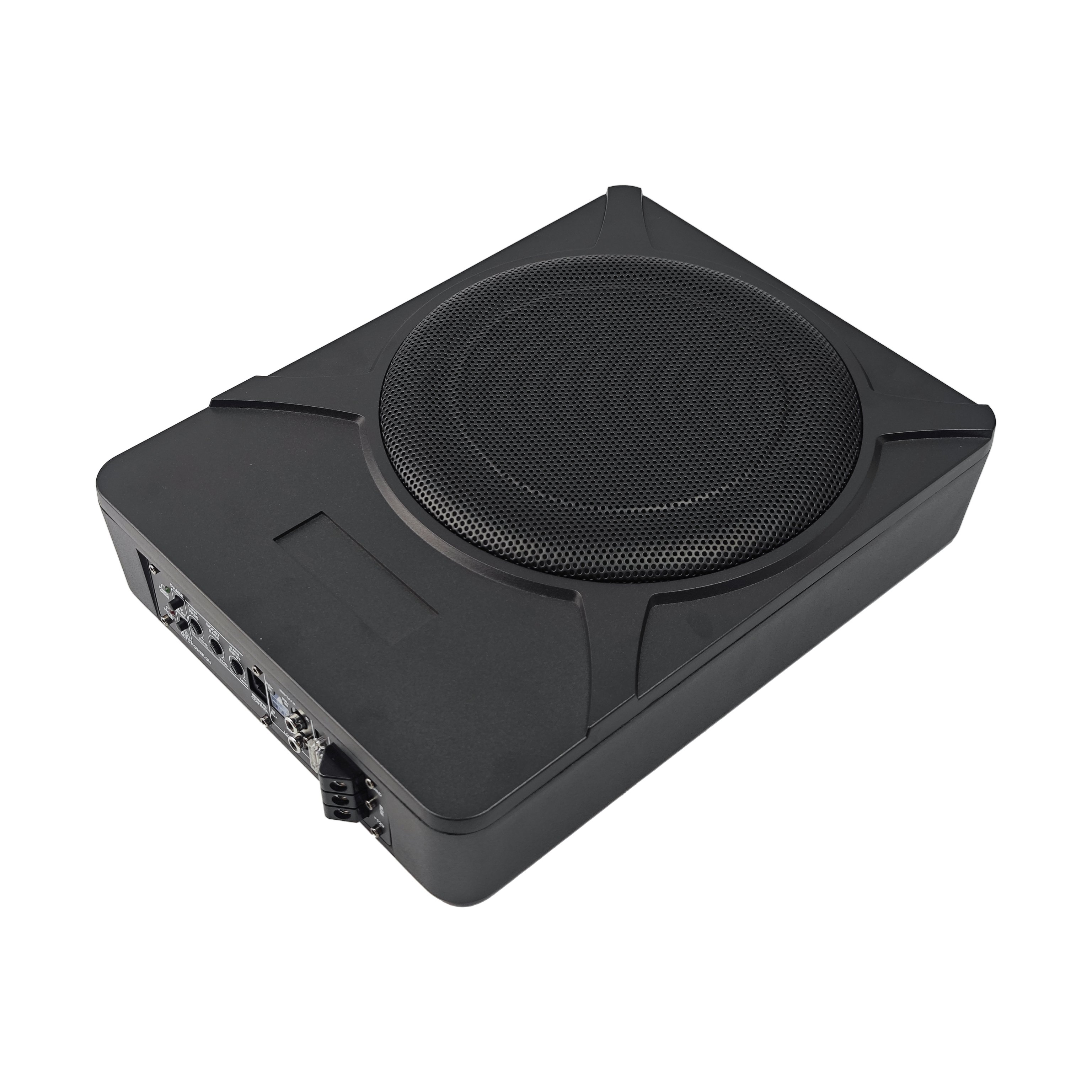 Single Coil 150W RMS Car Audio Subwoofer With Active Power Amplifier Slim Underseat Woofer Speaker DC 12V 200W SPL
