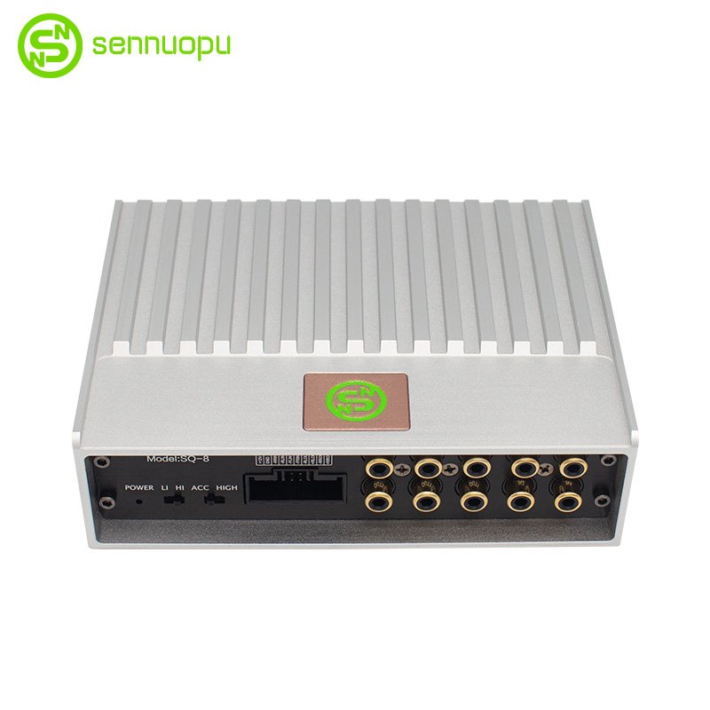 Sennuopu Dsp Audio Processor Car 4 Channel Stereo Amplifier for Active Speaker