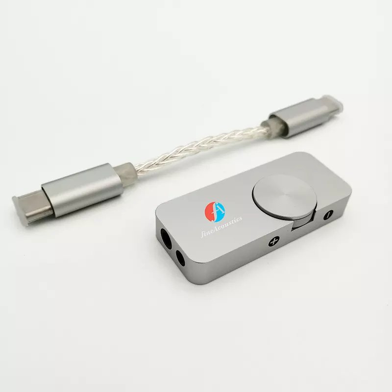 Factory Direct USB C DAC CS43131 Earphone Accessories AMP with double 3.5mm+4.5mm Out USB C Input Mini Headphone Amplifier