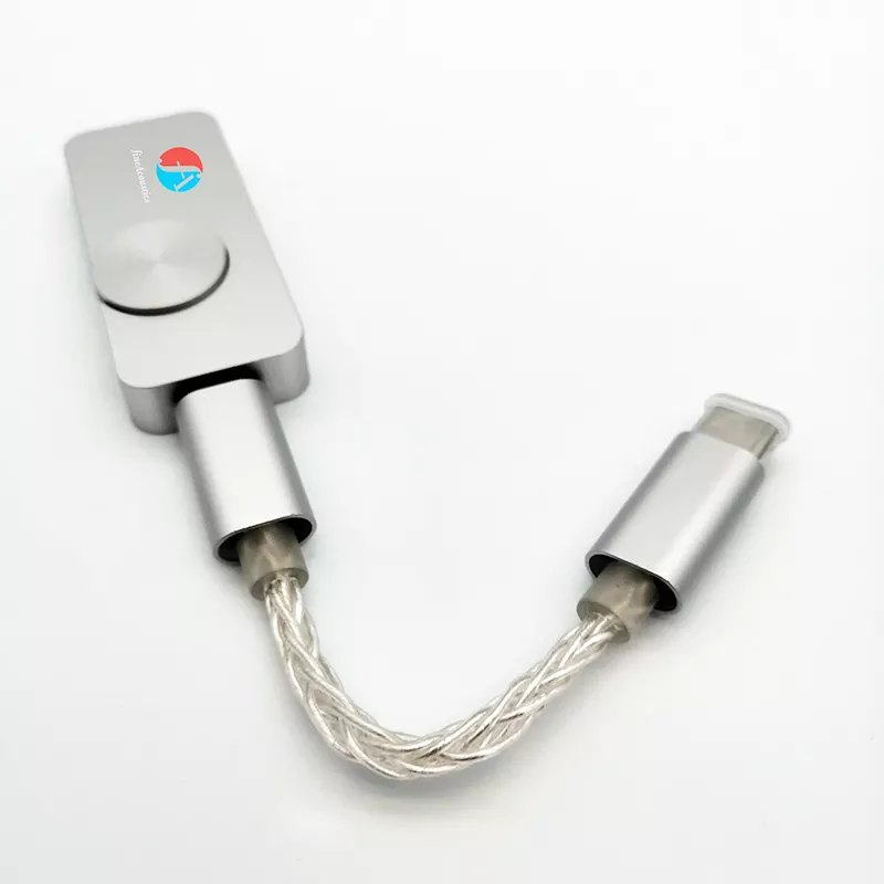 Factory Direct USB C DAC CS43131 Earphone Accessories AMP with double 3.5mm+4.5mm Out USB C Input Mini Headphone Amplifier