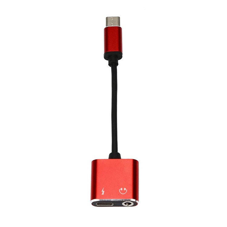 Type C 3.1 2-in-1 USB C Male To 3.5mm Adapter Headphone Aux Audio & Charger Converter For Speaker Monitor For Audio & Charging