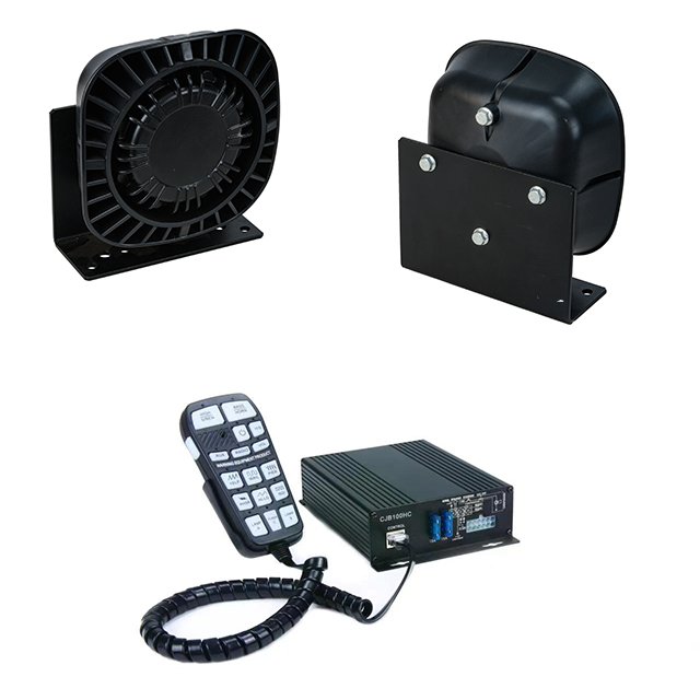 New Arrival DC 12-24V Car Voice Car Speaker Black 120db Sound for Security Alarm System