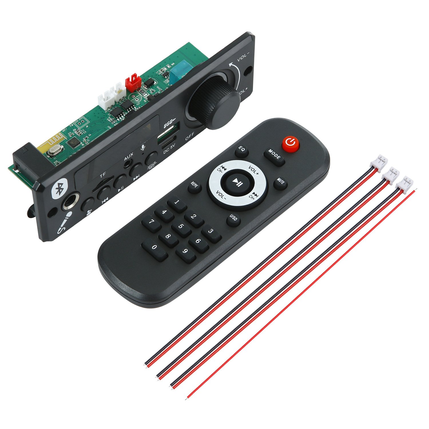 Chipguest Factory Wholesale OEM 24V 2*60W MP3 Decoding Board Amplifier Audio Board Microphone Accompaniment