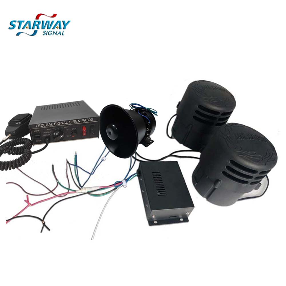 Starway 100Watt Emergency Warning Siren Ambulance Siren Amplifier Speaker for Cars