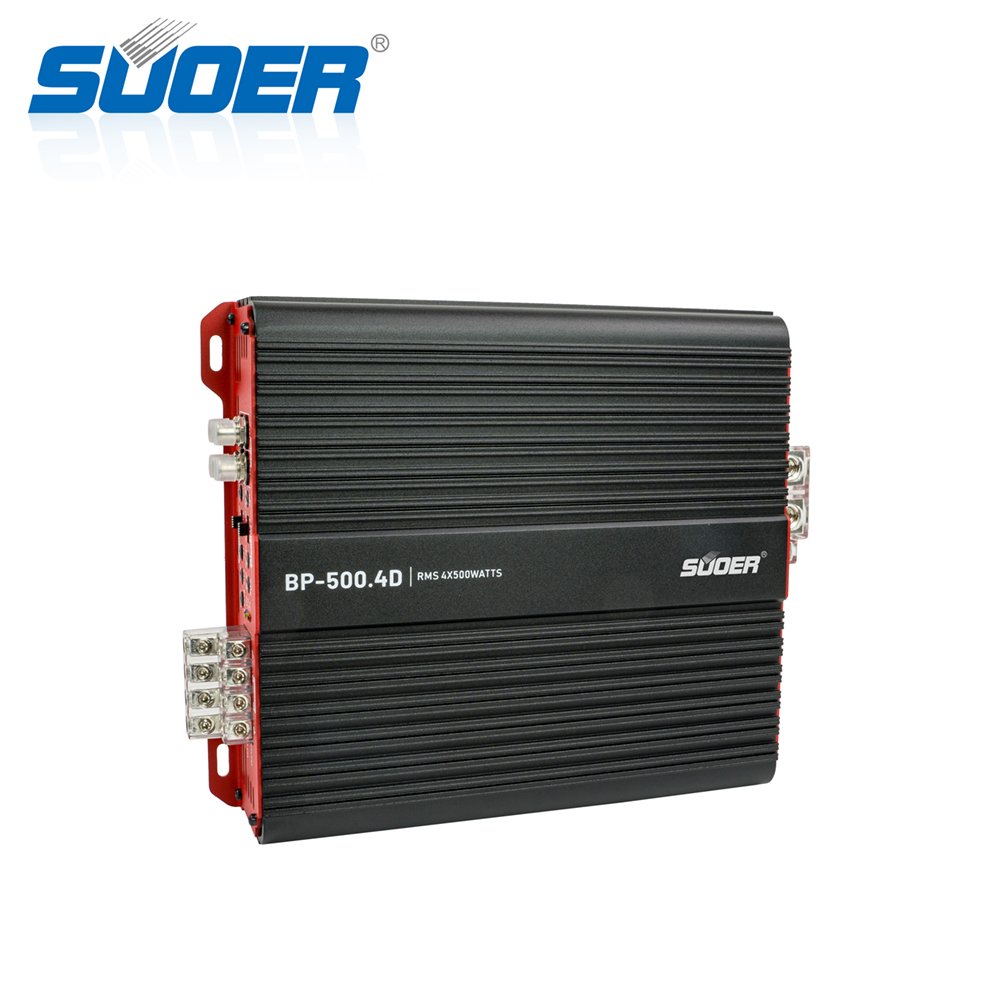 Suoer BP-500.4 CLASS D Car Amp 4 Channel Full Range Max Power 6000w Car Amplifier