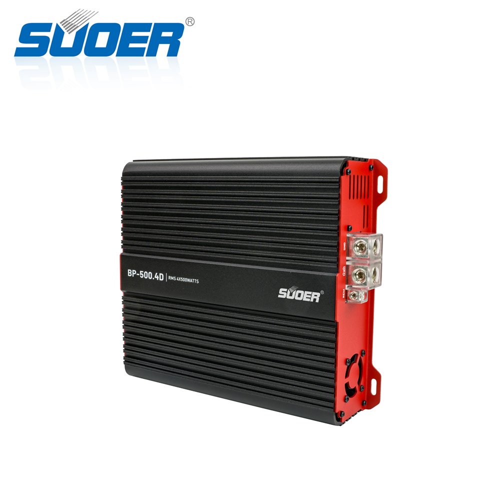Suoer BP-500.4 CLASS D Car Amp 4 Channel Full Range Max Power 6000w Car Amplifier