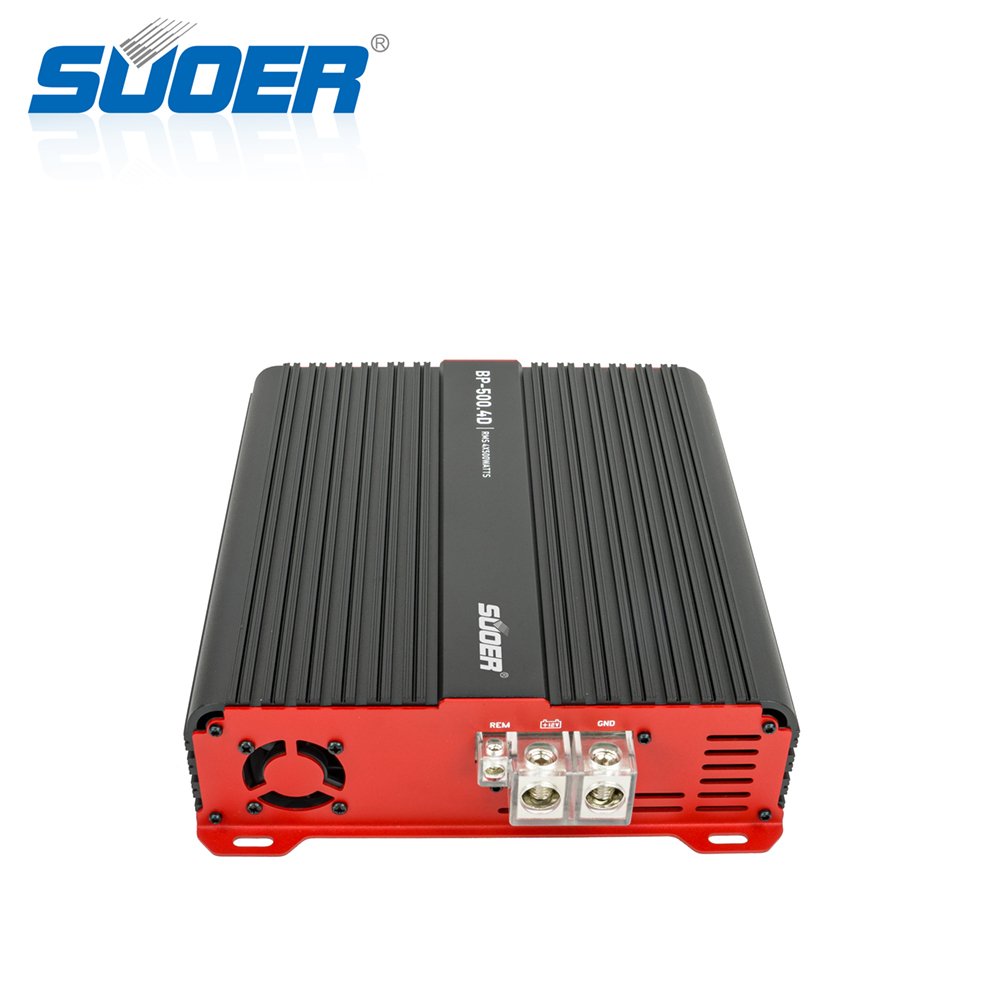 Suoer BP-500.4 CLASS D Car Amp 4 Channel Full Range Max Power 6000w Car Amplifier