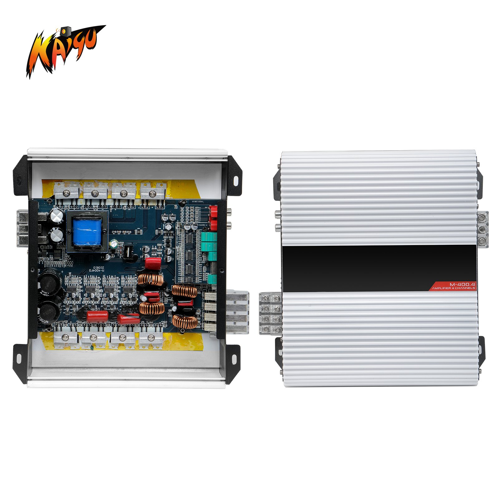 Full Range 4CH Brazilian Style Car Amplifier with 400WrmsX4 and Good Price Car Amplifier for Car Audio